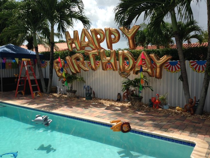 swimming pool birthday ideas photo - 3