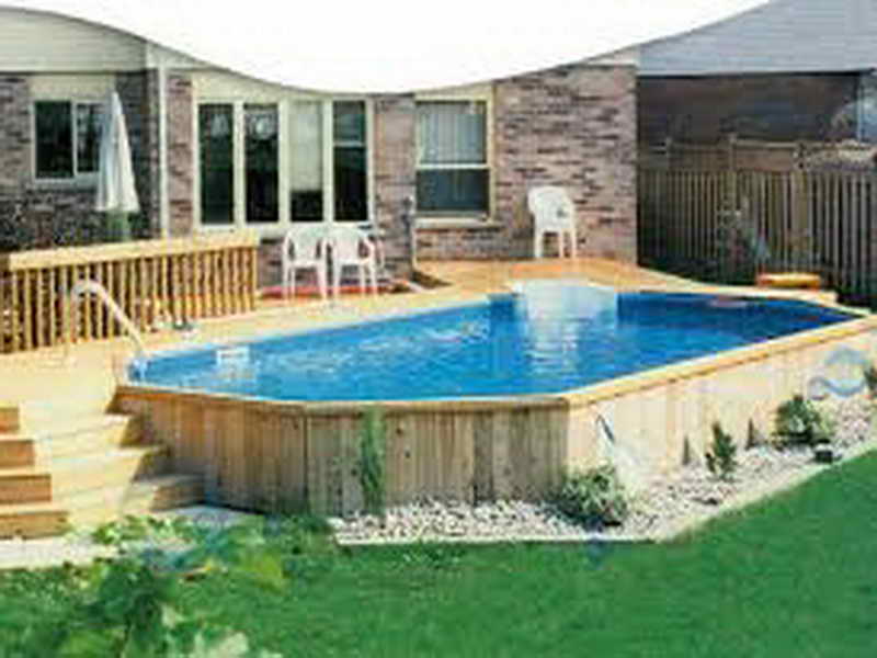 swimming pool designs with decking photo - 4