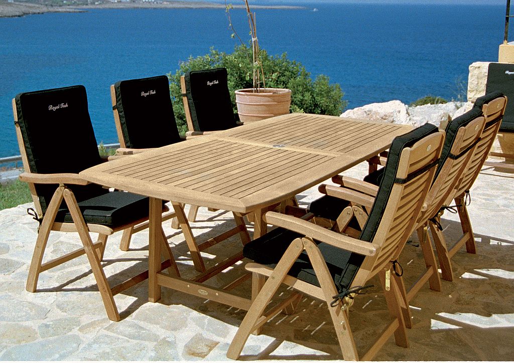teak chairs outdoor furniture photo - 1