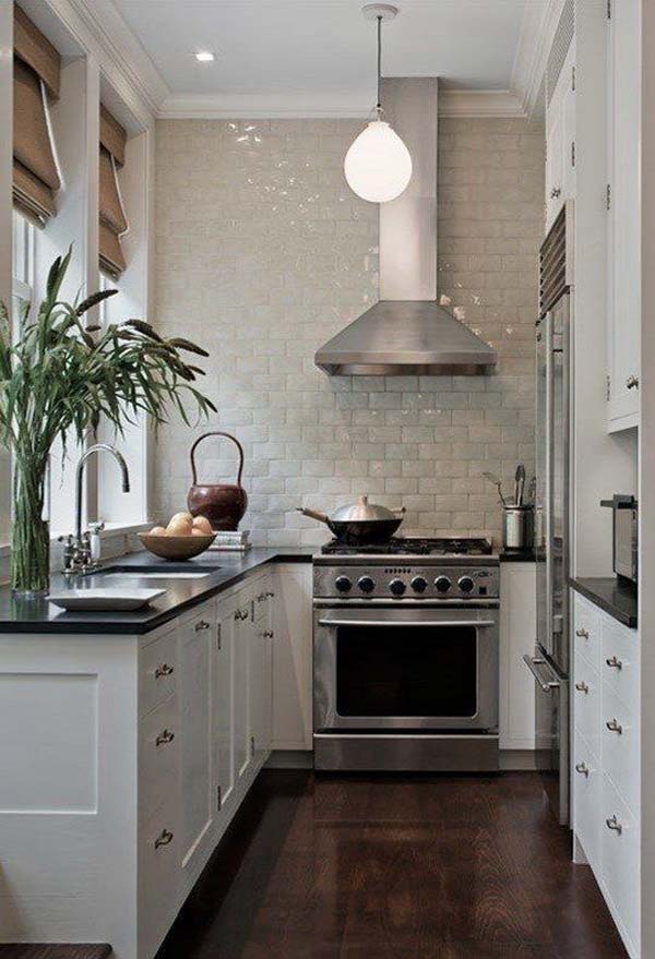 tiny u shaped kitchen photo - 1