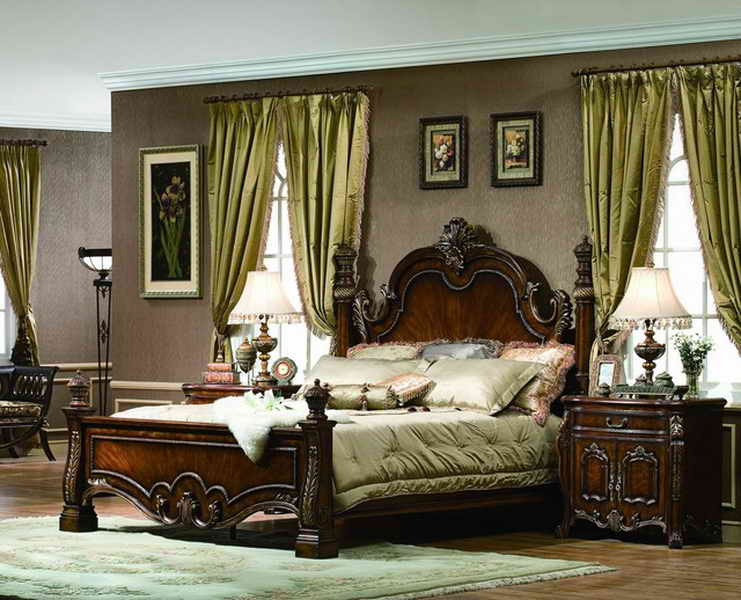 traditional asian bedroom furniture photo - 7