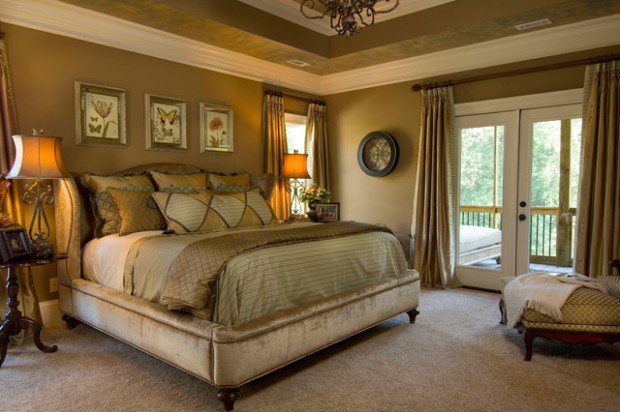 traditional bedroom paint colours photo - 1