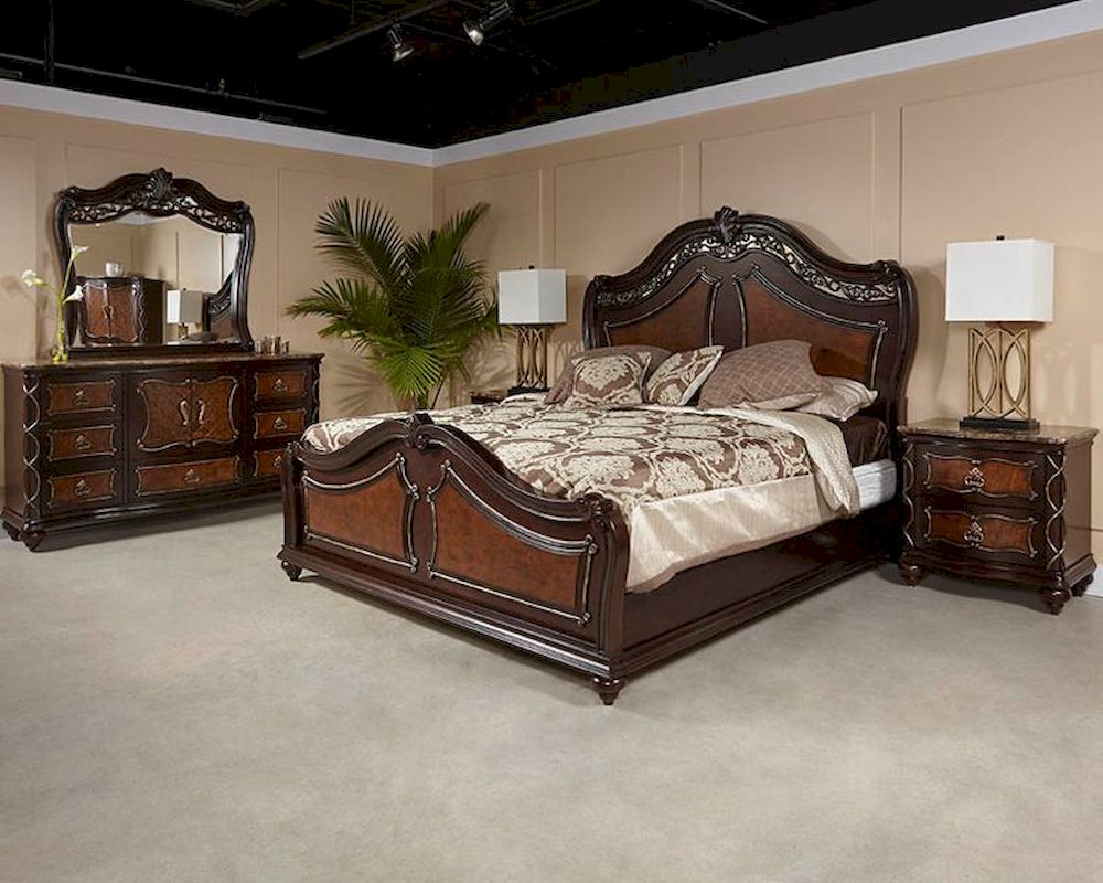 traditional designer bedroom furniture photo - 8