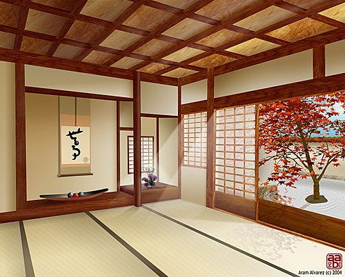 traditional japanese house interior photo - 8