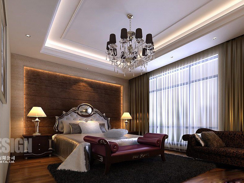 traditional modern bedroom design photo - 5