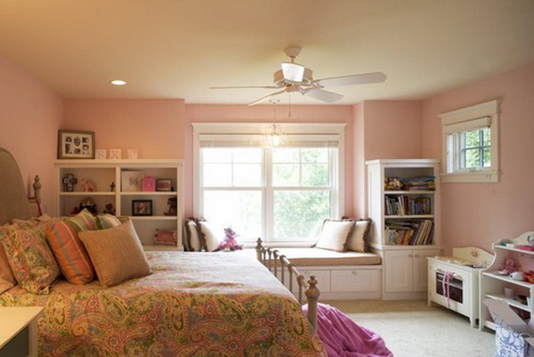 traditional pink bedroom photo - 10