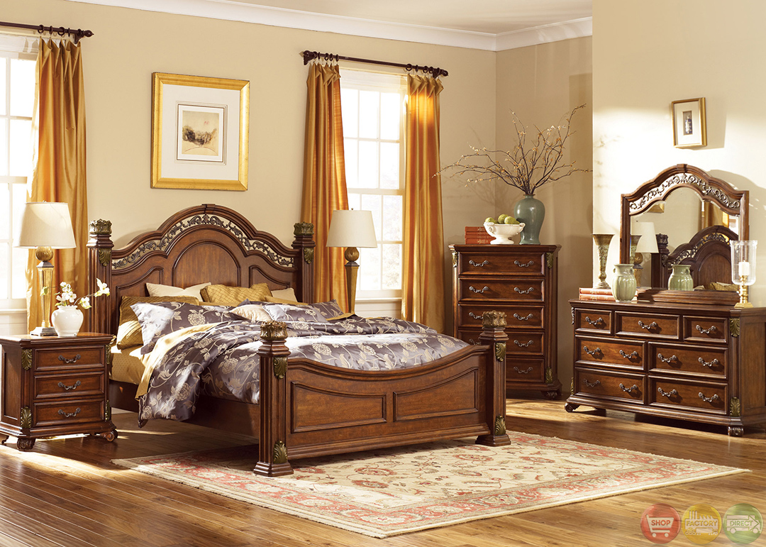 traditional poster bedroom sets photo - 2