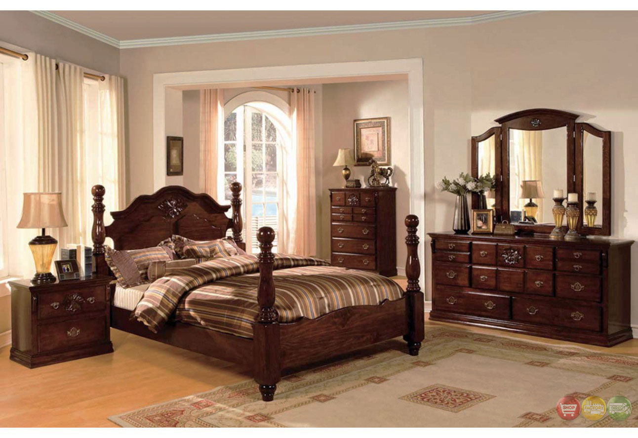 traditional poster bedroom sets photo - 5