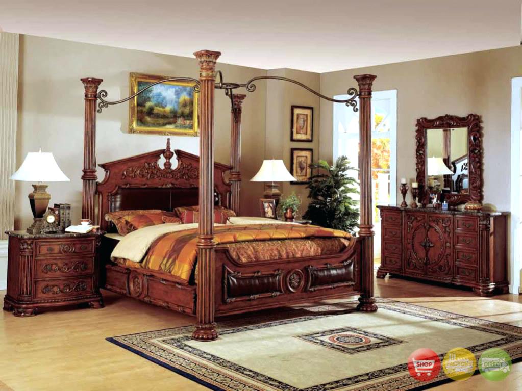 traditional poster bedroom sets photo - 6