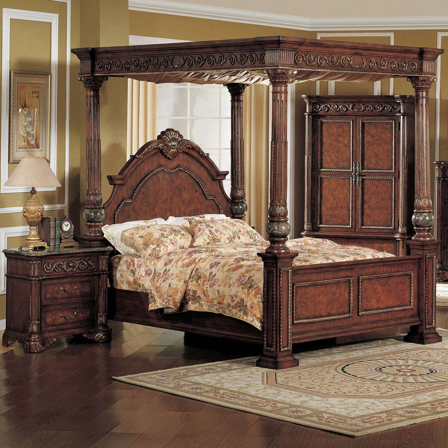 traditional poster bedroom sets photo - 9