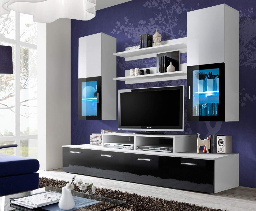 tv unit design ideas living room photo - 5