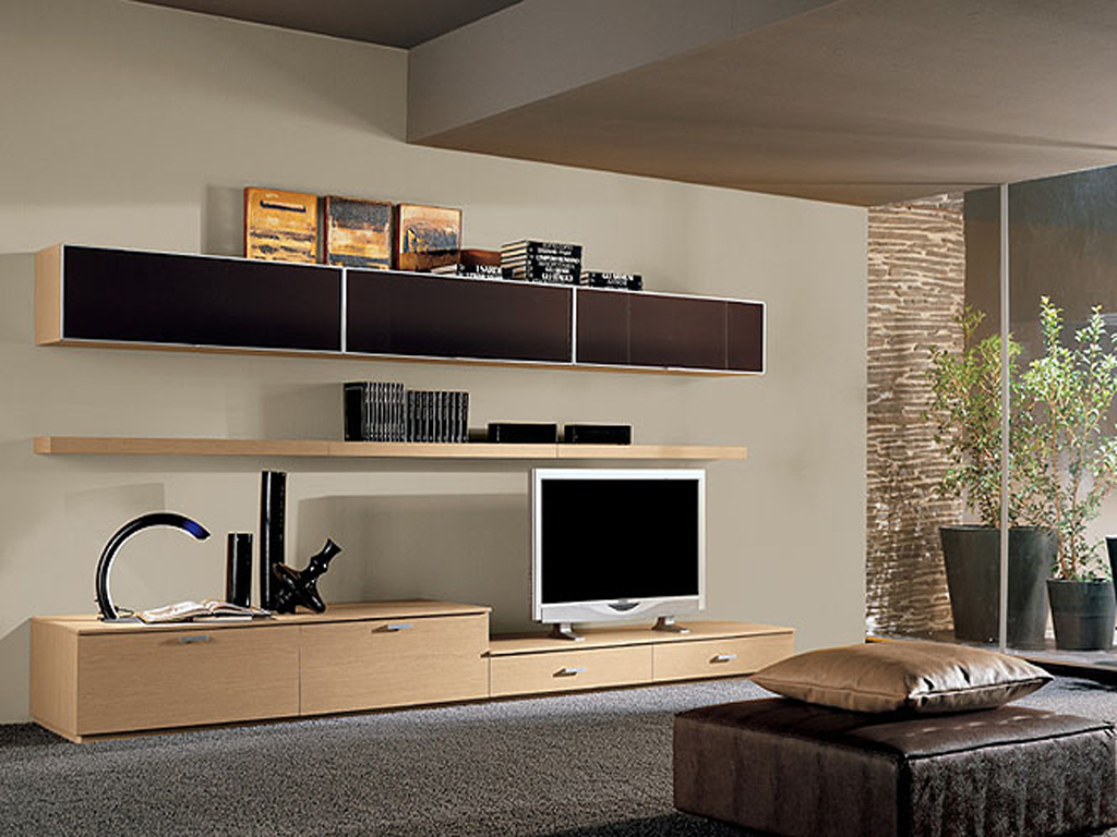 tv unit design ideas living room photo - 8