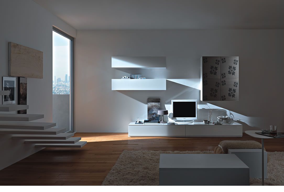 tv unit design ideas living room photo - 9