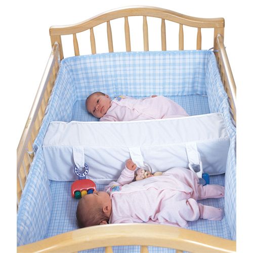 twin baby crib divider photo - 3