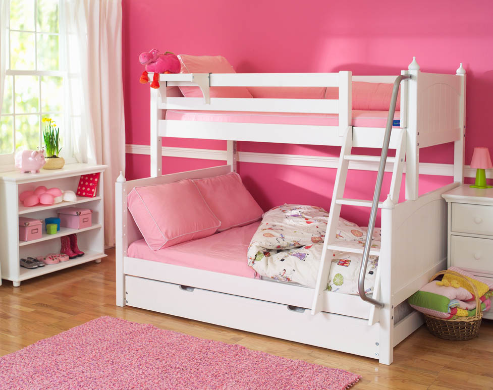 twin bunk beds for kids photo - 2