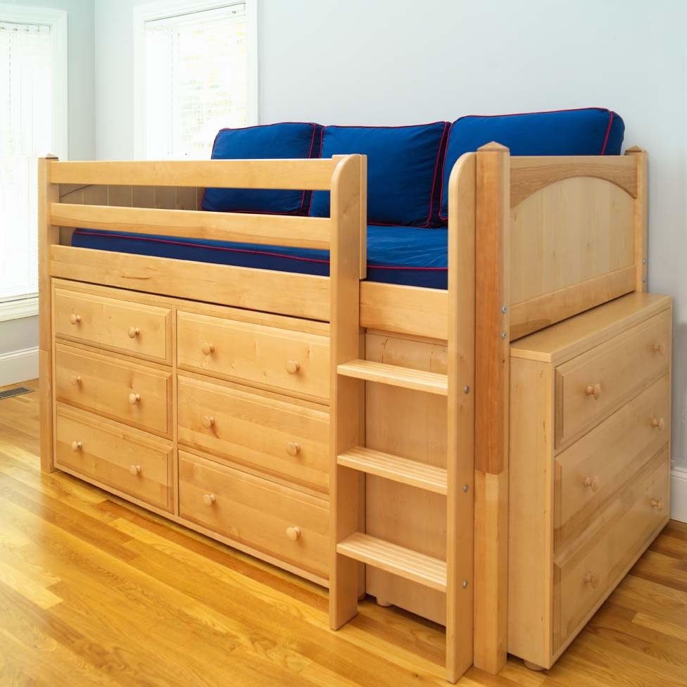 twin low loft beds for kids photo - 4
