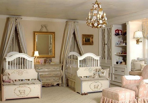 twin nursery furniture photo - 6