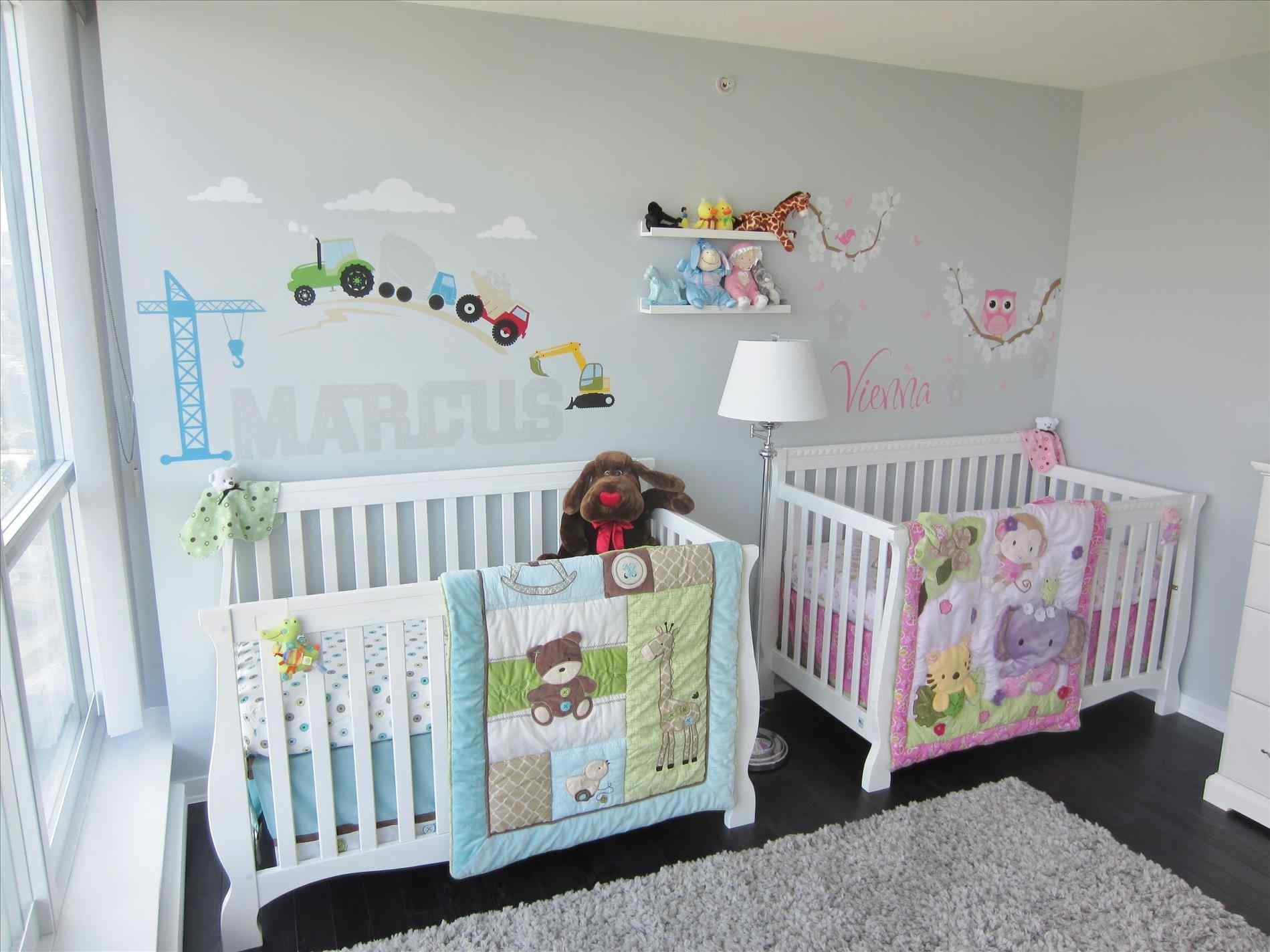 twin nursery furniture photo - 8