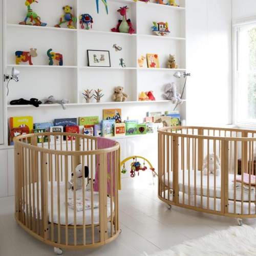 twin nursery furniture sets photo - 2