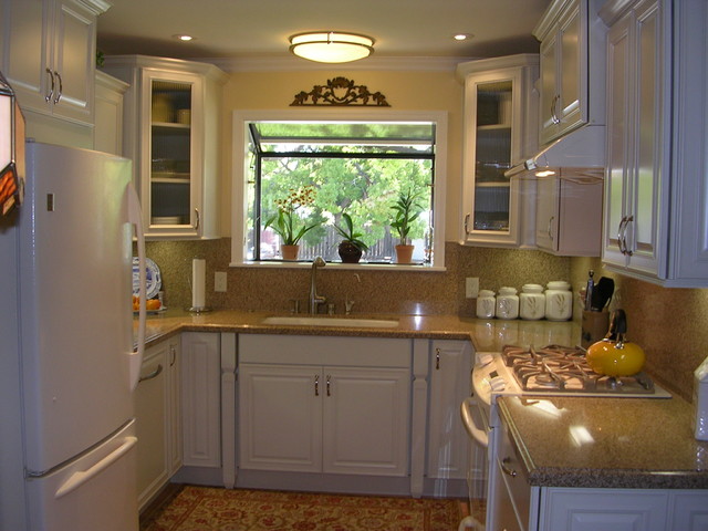 u shaped kitchen corner sink photo - 5