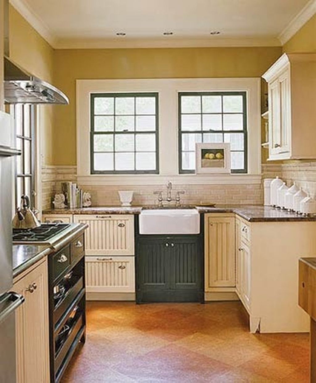u shaped kitchen renovation photo - 8
