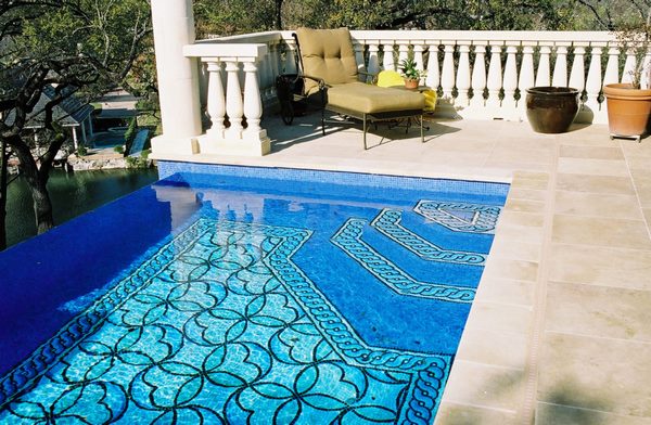 unique swimming pool tiles photo - 9