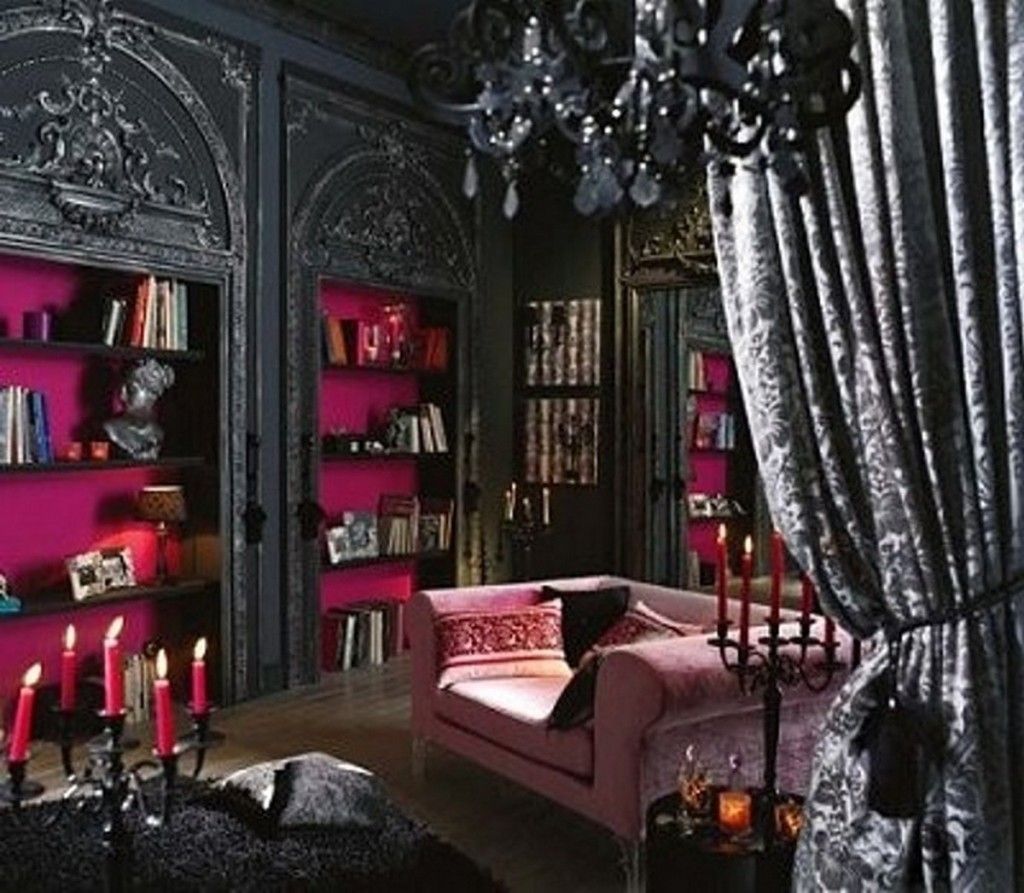 victorian gothic bedroom decorating photo - 9