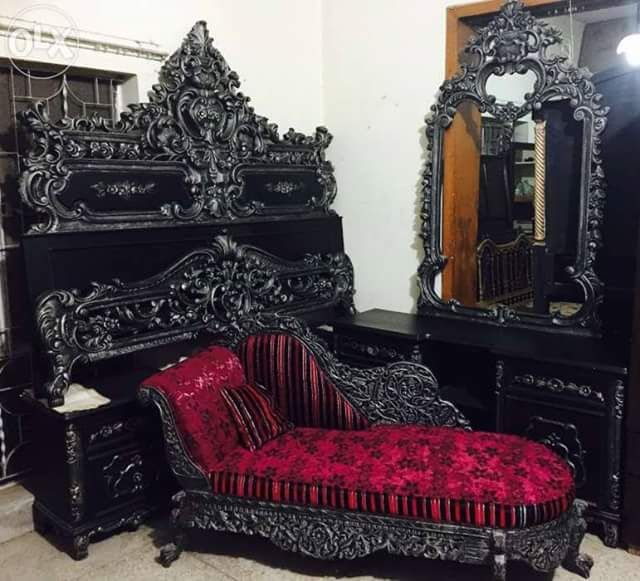 victorian gothic bedroom furniture photo - 7