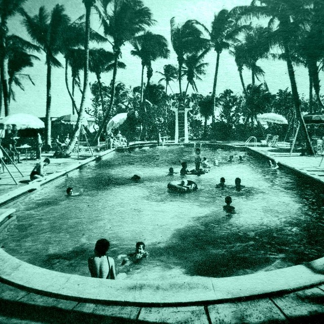 vintage swimming pool decor photo - 4