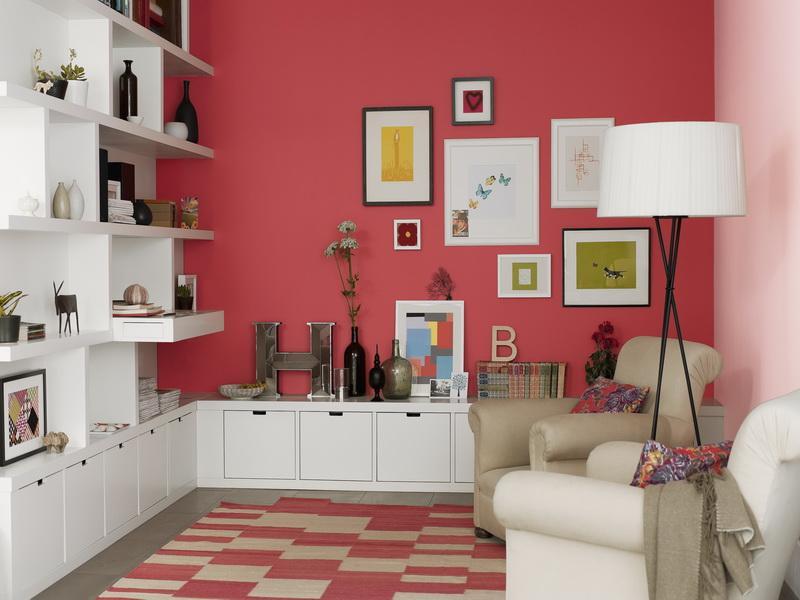 wall colour combination for living room photo - 10