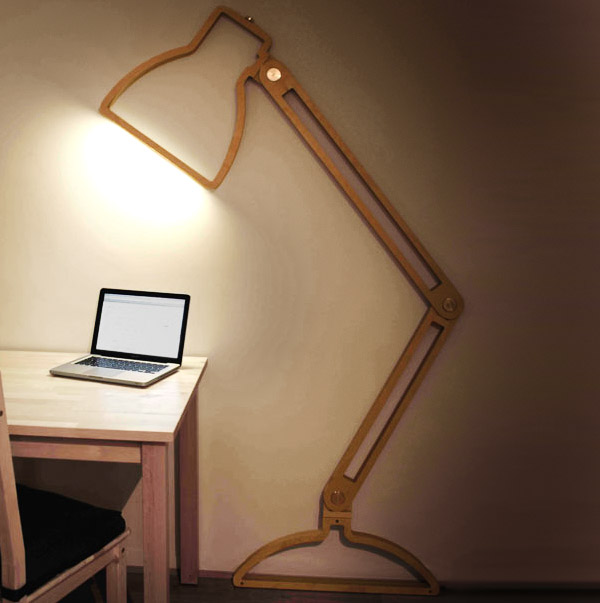 wall mounted desk lamp photo - 3