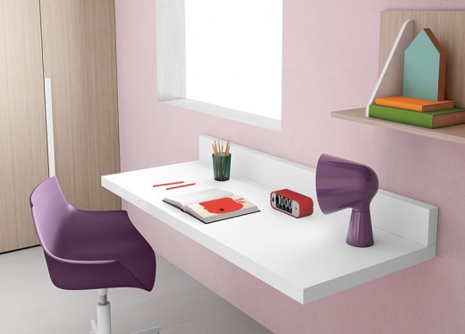 wall mounted desks for kids photo - 6
