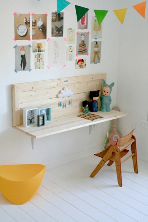 wall mounted desks for kids photo - 7