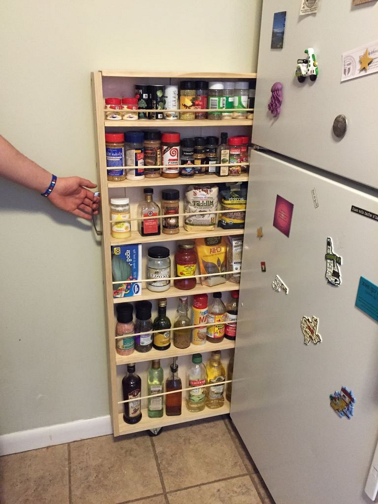 wall mounted pantry shelves photo - 10