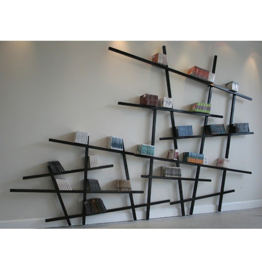 wall mounted shelves design photo - 1