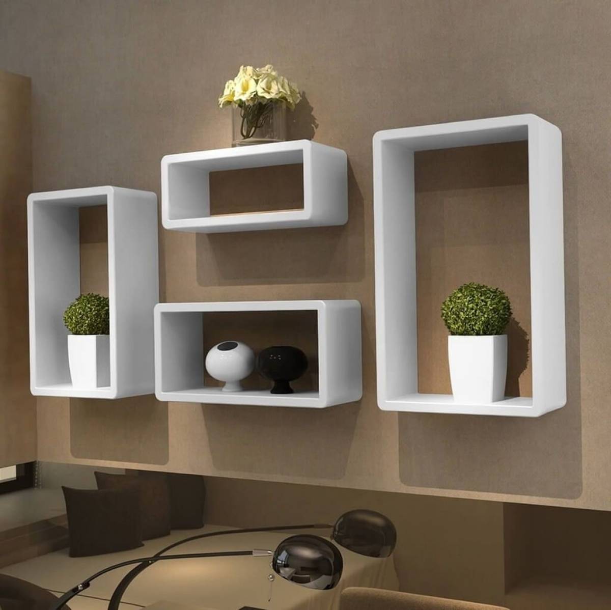 wall mounted shelves design photo - 7