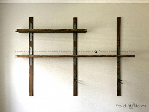 wall mounted shelves diy photo - 7