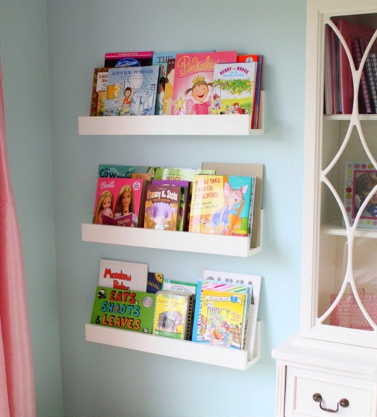 wall mounted shelves for books photo - 8