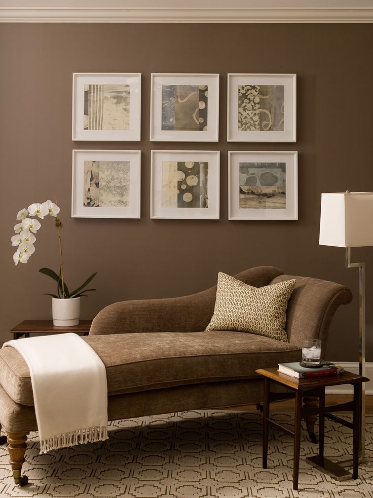wall paint colors brown photo - 6