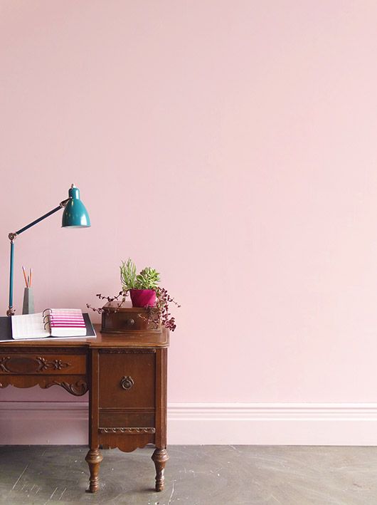 wall paint colors pink photo - 6
