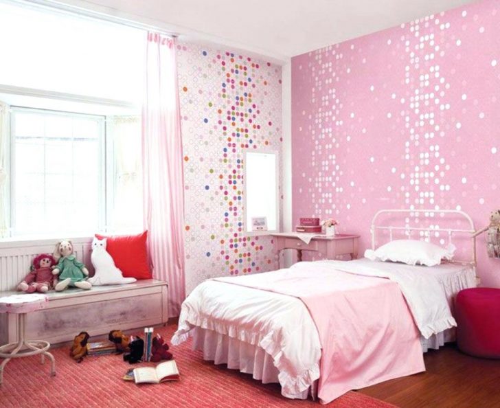 wall paint colors pink photo - 9