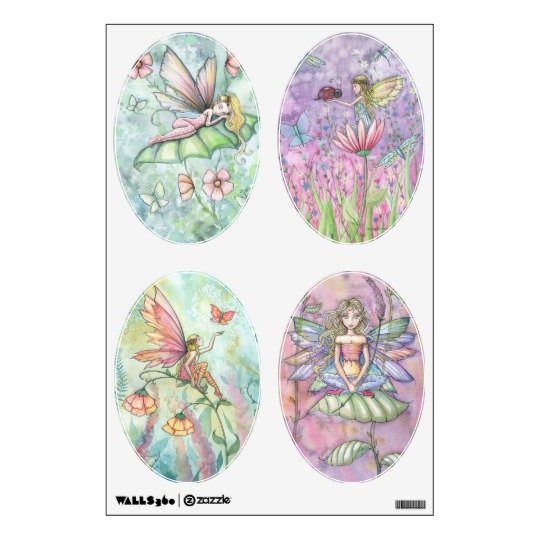 wall stickers flower fairies photo - 4