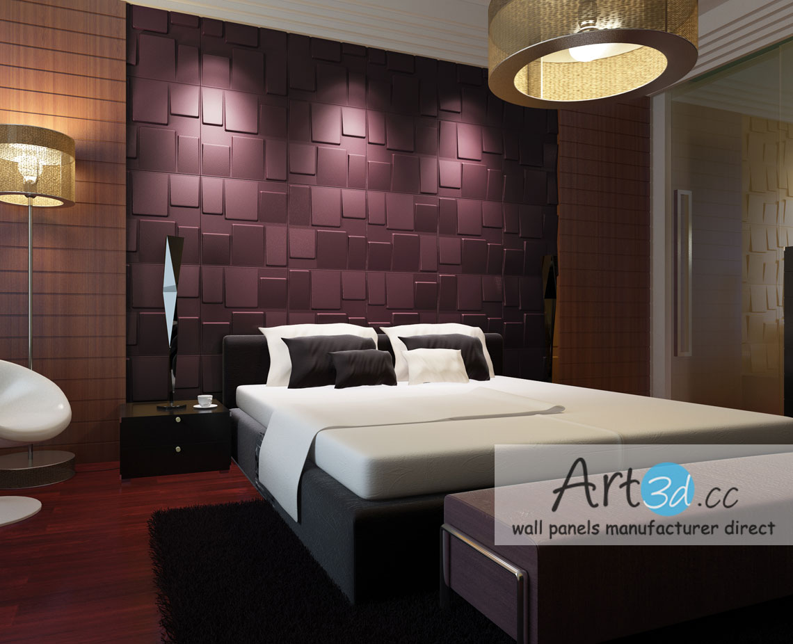 wall tiles design for bedroom photo - 3
