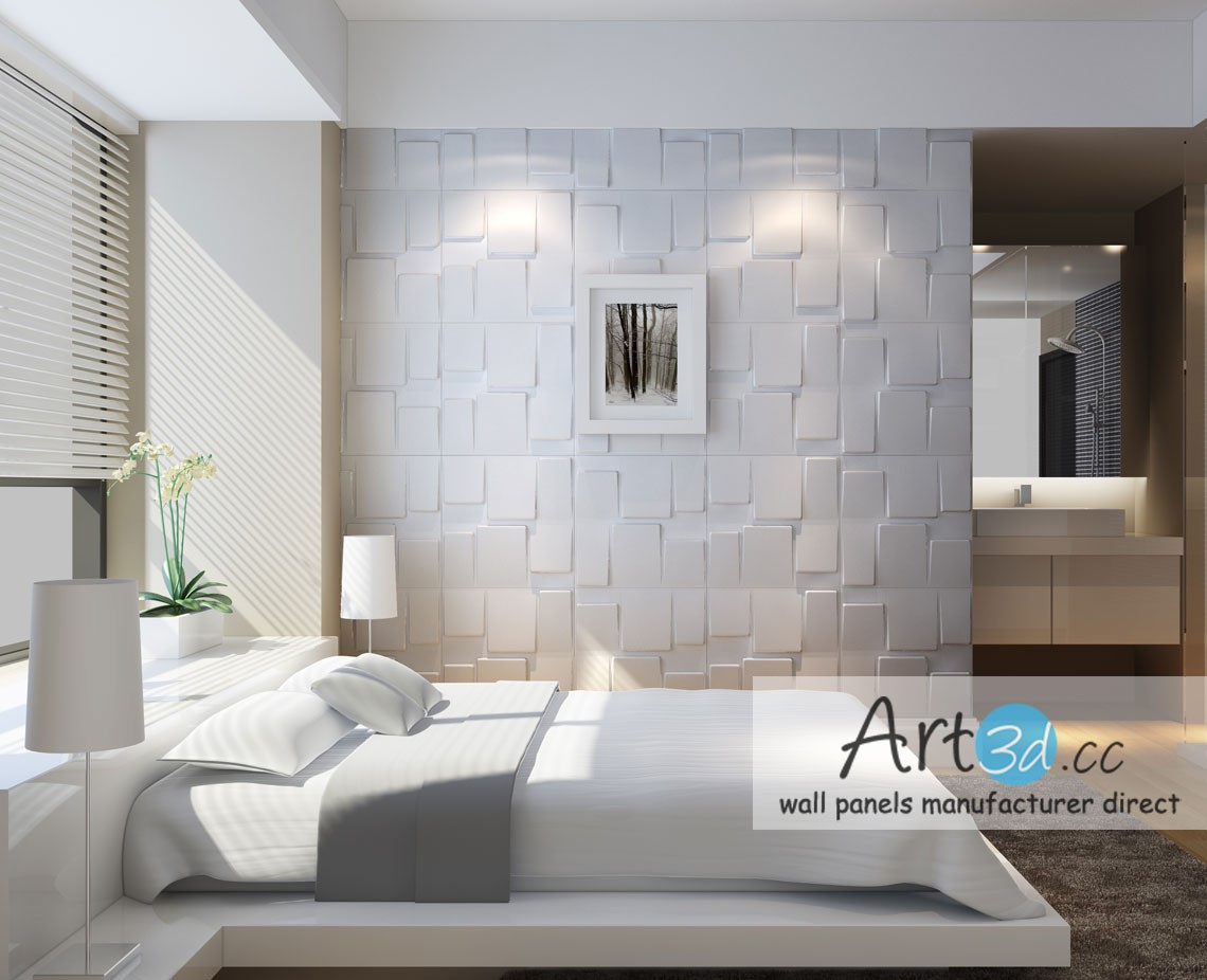 wall tiles design for bedroom photo - 4