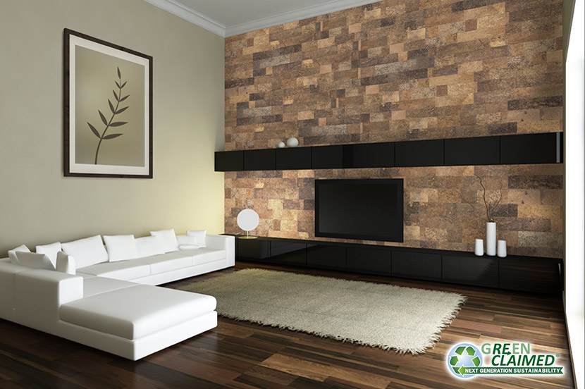 wall tiles design for living room photo - 1