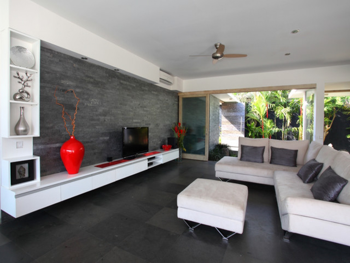 wall tiles design for living room photo - 10