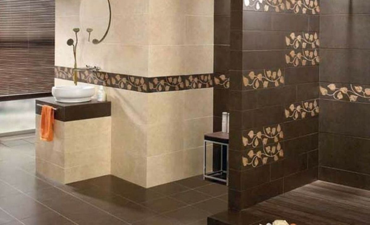 wall tiles design for toilet photo - 1
