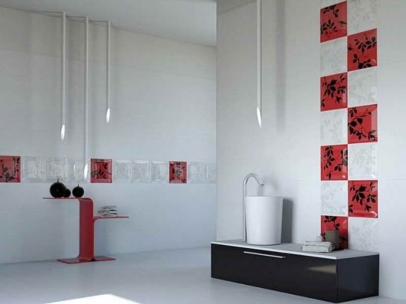 wall tiles design for toilet photo - 2