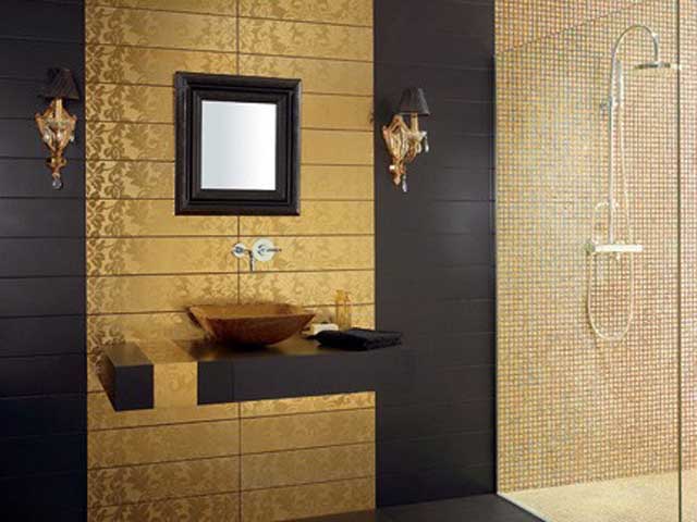 wall tiles design for toilet photo - 3