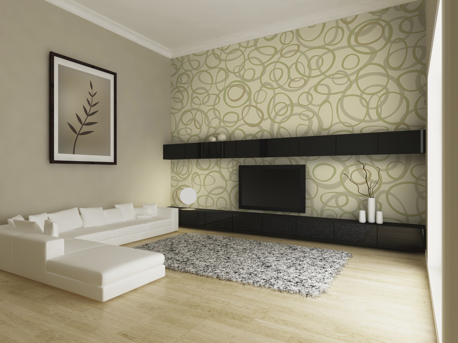 wallpaper interior design photo - 2